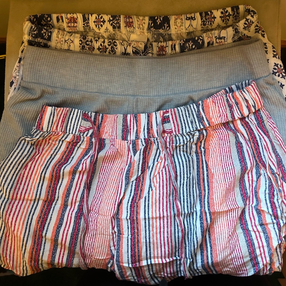 3 Pairs of Size Small PJ Shorts Super Cute